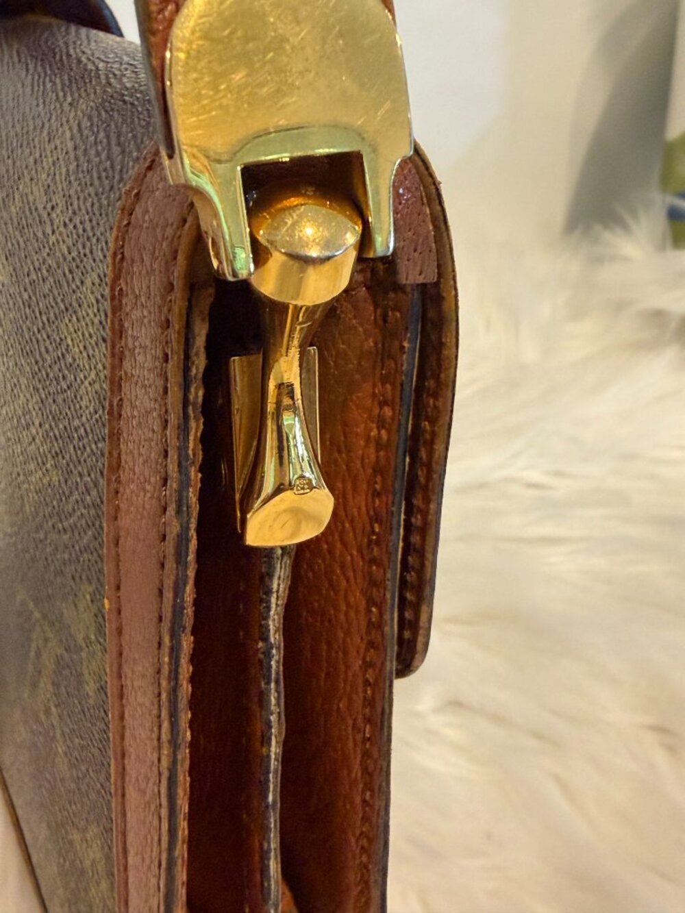 Rare Vintage Louis Vuitton Monogram Sac Vendôme Shoulder Bag - Pre-Date Code Era - Picture 3 of 16